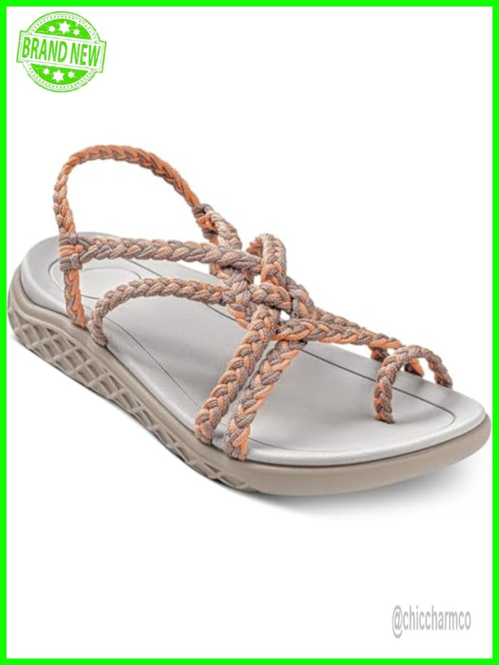Women's Walking Hiking Sandals with Arch Support Vegan Adjustable